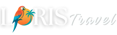 Logo loristravel blanco